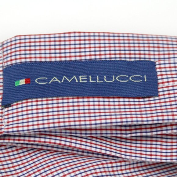 Camellucci Men's Cravat Ascot Gift Box NWT Cotton A241 - Picture 3 of 6